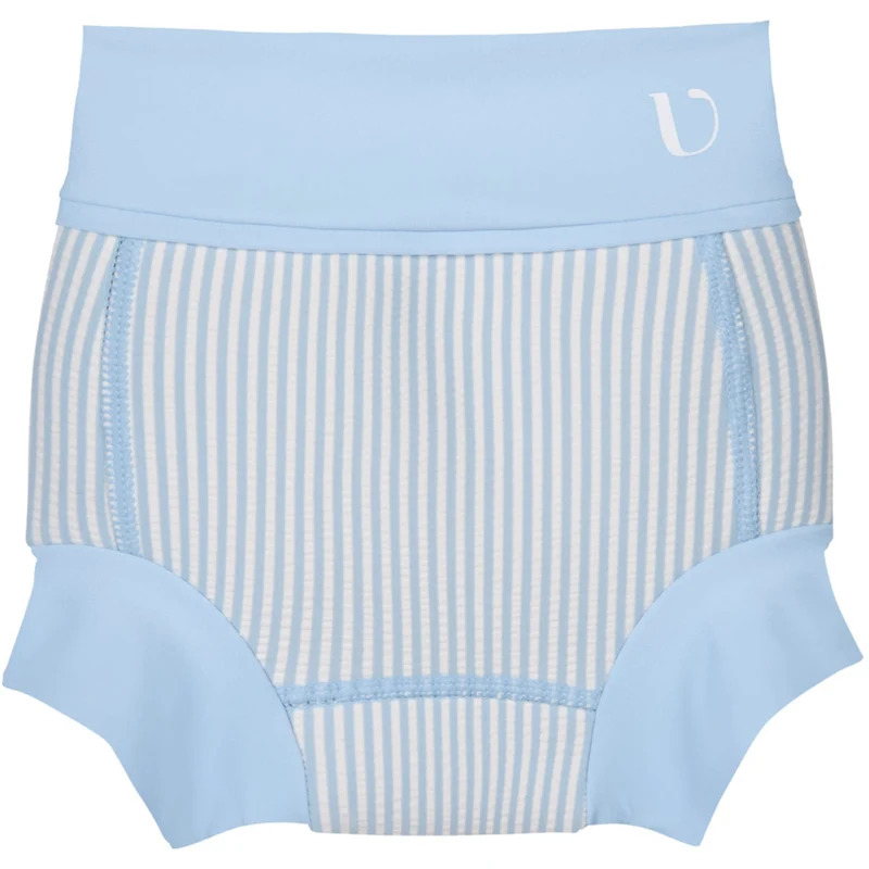 Vanilla COPENHAGEN Blue Swim Bukser Neoprene Seersucker