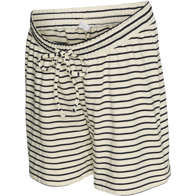 Mama;licious Birch Navy Blazer Mlamila Wide Jrs Shorts