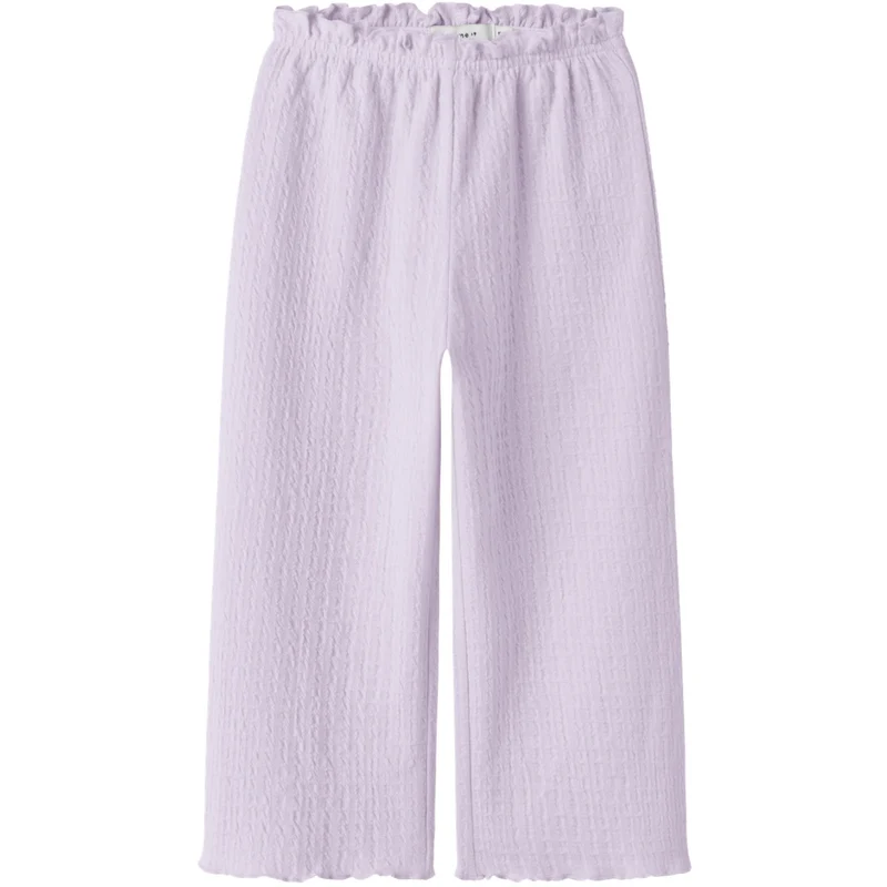 Name It Lavender Fog Nkffilura Wide Bukser