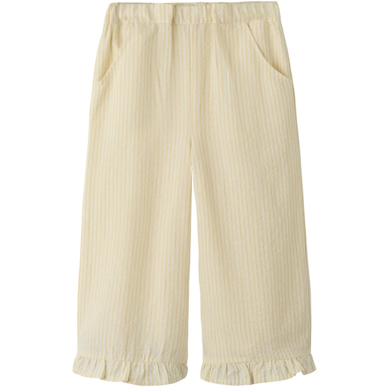 Lil'Atelier Coconut Milk Sahara Sun Nmffolly Wide Bukser Lil