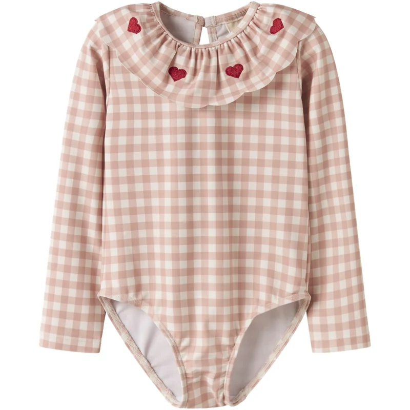 Lil'Atelier Misty Rose Nmffinley Ls Badedrakt Lil