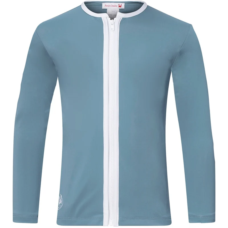 Petit Crabe Stone Basic Glidelås Uv-Swim Skjorte L/S