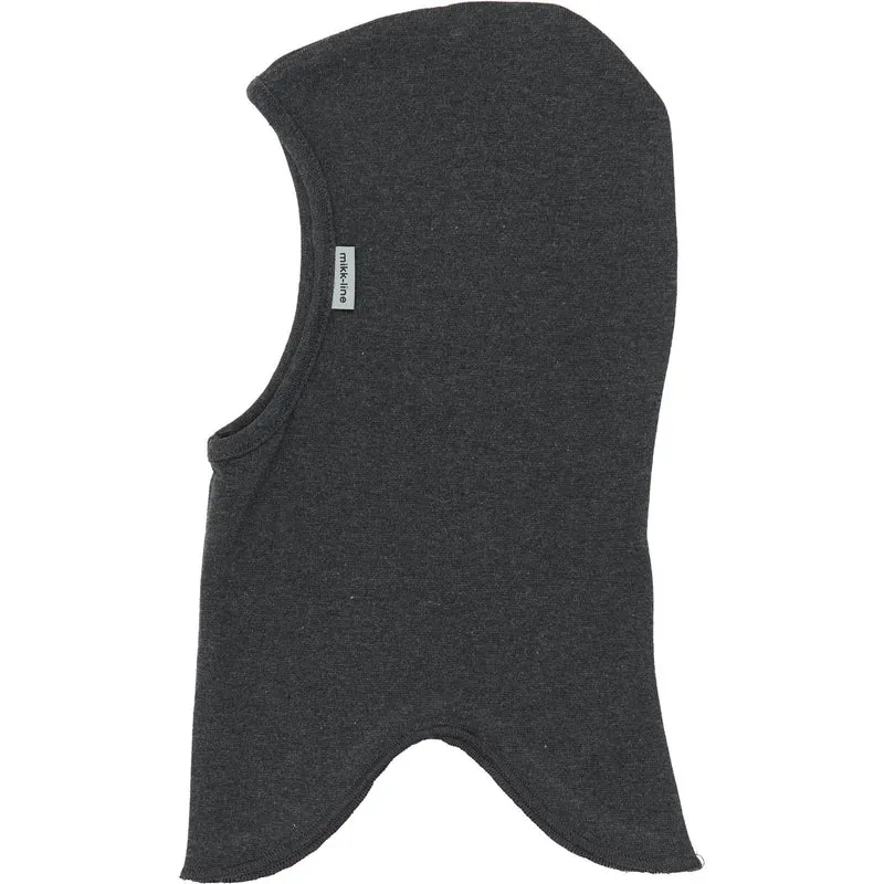 Mikk-Line Dark Grey Melange Bomull Fullface