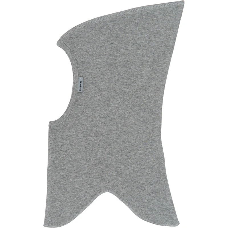 Mikk-Line Light Grey Melange Bomull Fullface Tip