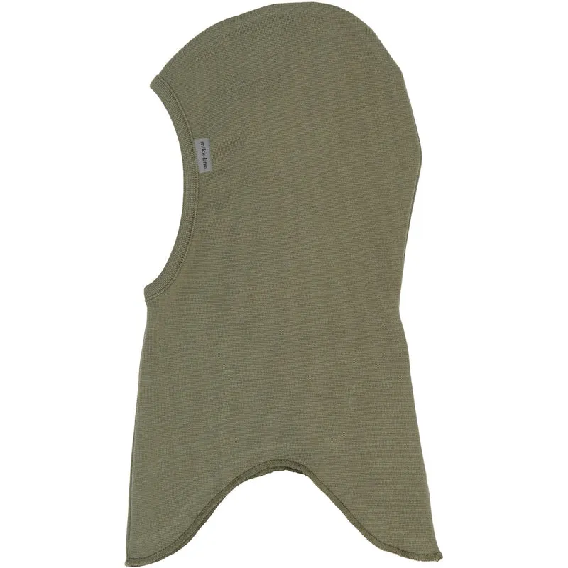 Mikk-Line Dusty Olive Bomull Fullface