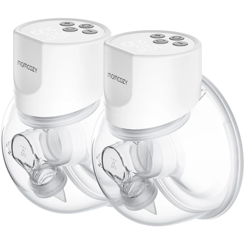 Momcozy Grey S12 Pro Wearable Breast Pump Dobbel Pakke