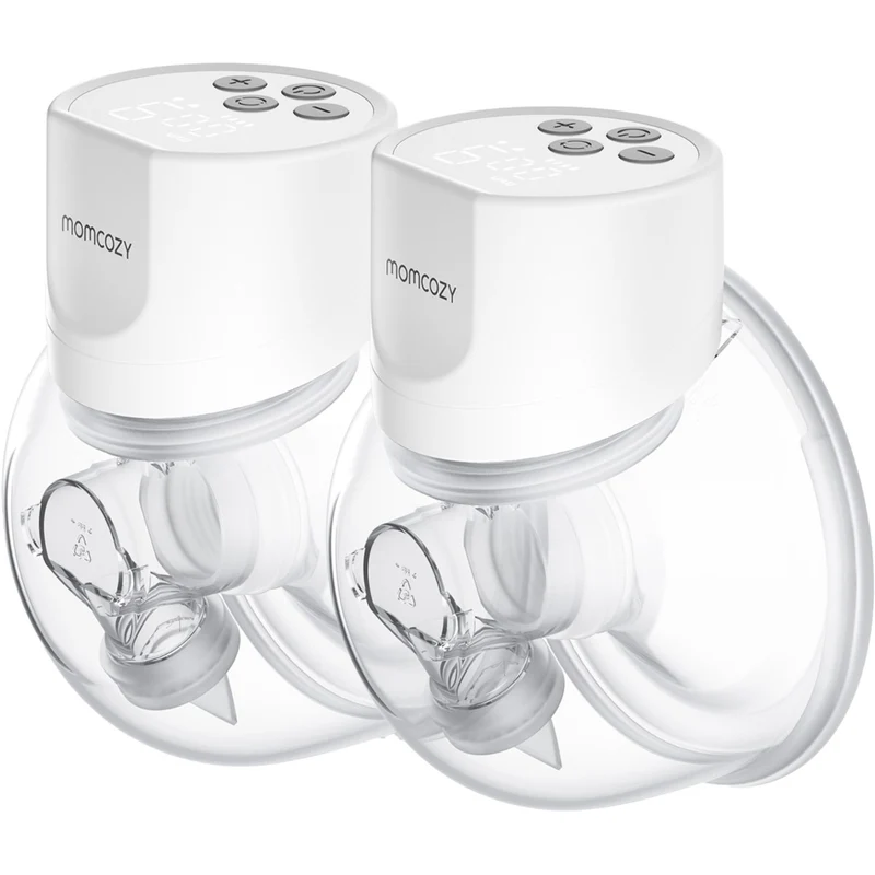 Momcozy White S12 Pro Wearable Breast Pump Dobbel Pakke