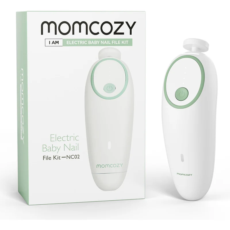 Momcozy Green Elektrisk Baby Nail File - Lavt Noise