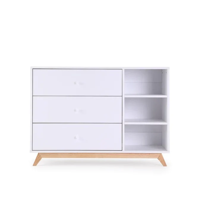 Dadada Furniture - Central Park 3 drawer Two Shelves Dresser