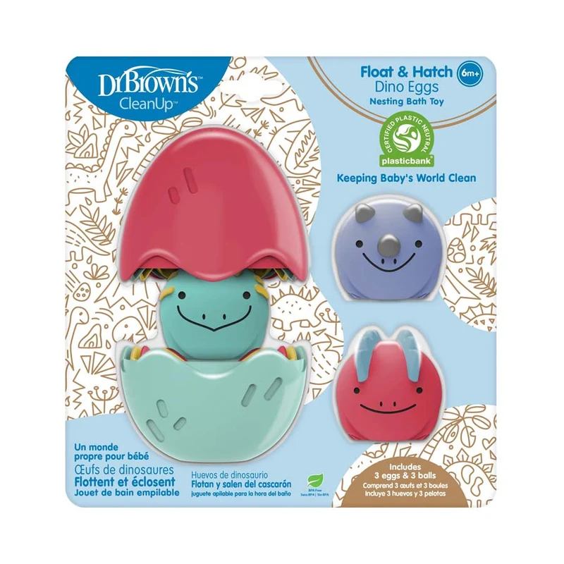 Dr. Brown’s - Clean Up Float & Hatch Dino Eggs