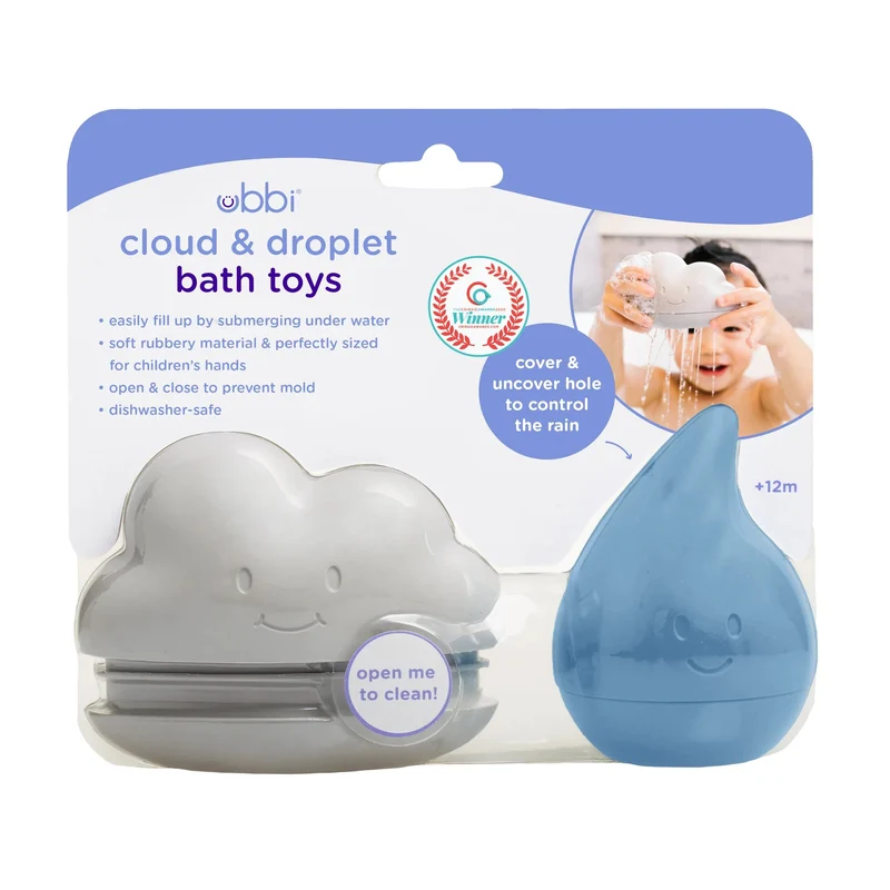 Ubbi - Cloud & Droplet Bath Toys