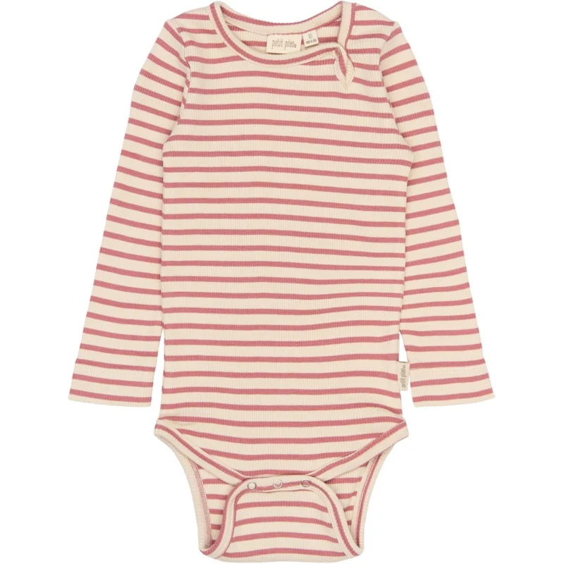 Petit Piao Dusty Rose Striped PPSky L_S Body