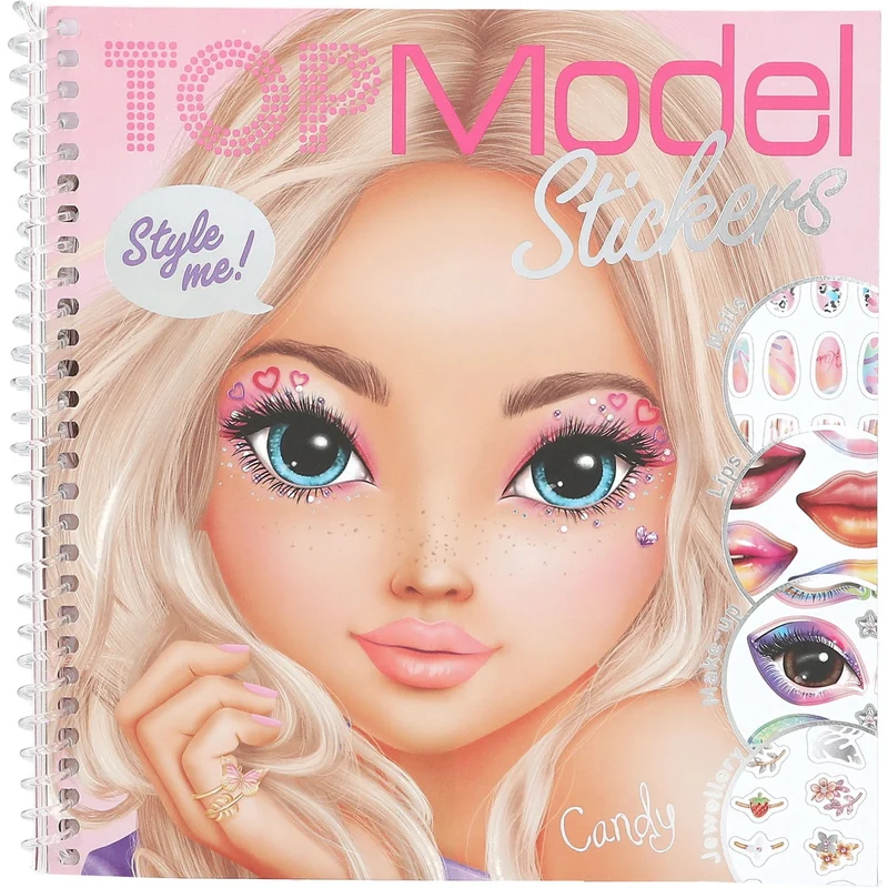 TOPModel Dress Me Up Face Sticker Bok