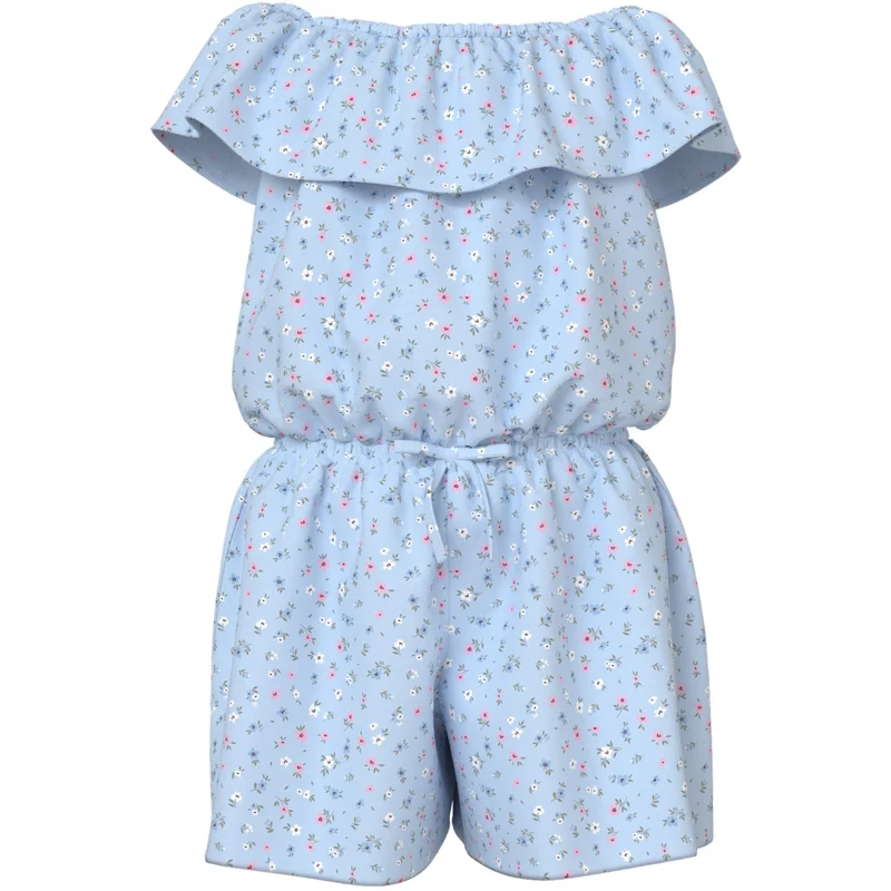 Name It Ice Water Small Floral Nkfvinaya Ss Playsuit Fffff Noos