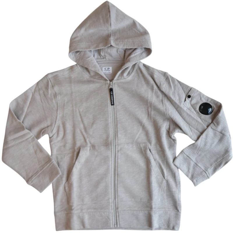C.P. Company Smoke Grey Zip Sweatshirt/Hood