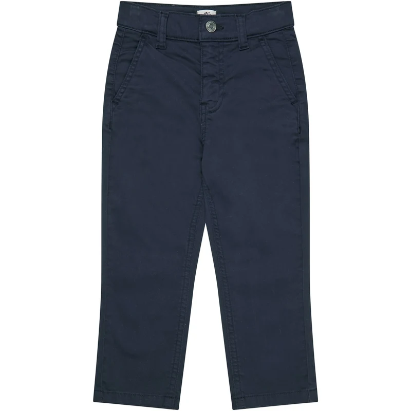COPENHAGEN COLORS Navy Silky Twill Chinos Slim - Med Stretch