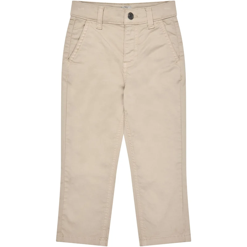 COPENHAGEN COLORS Beige Silky Twill Chinos Slim - Med Stretch