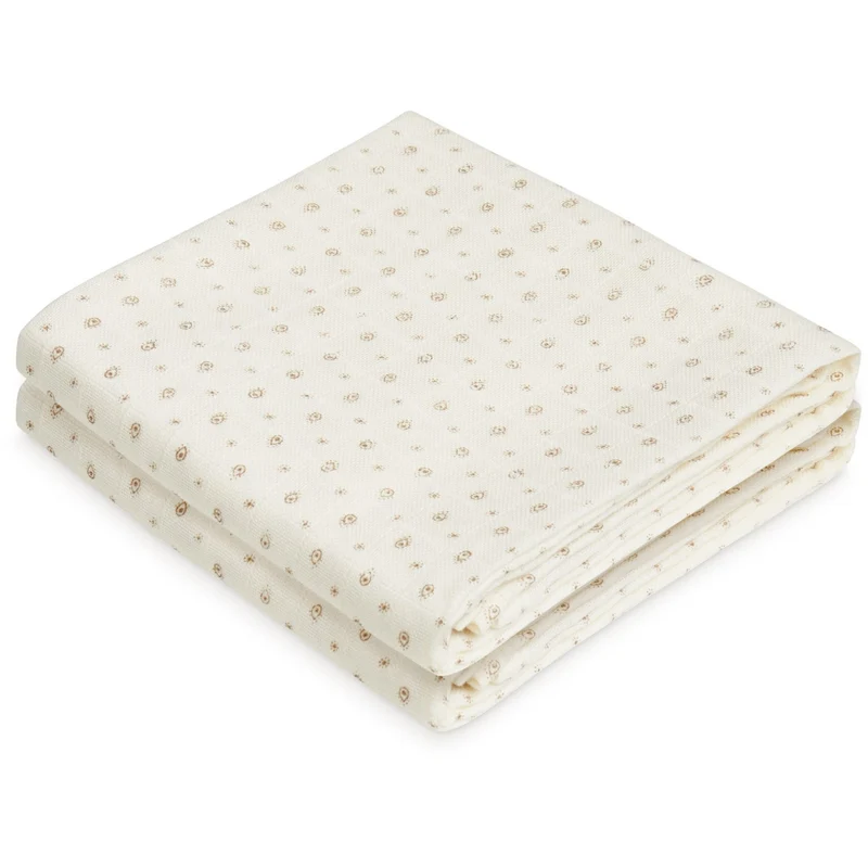 Cam Cam Copenhagen Rowan Printed Muslin Cloth 2-Pakning