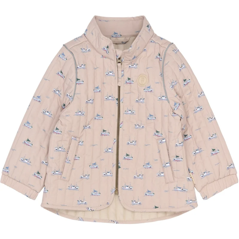 Petit Piao Oxford Tan Boat AOP PPEver Thermo Jakke