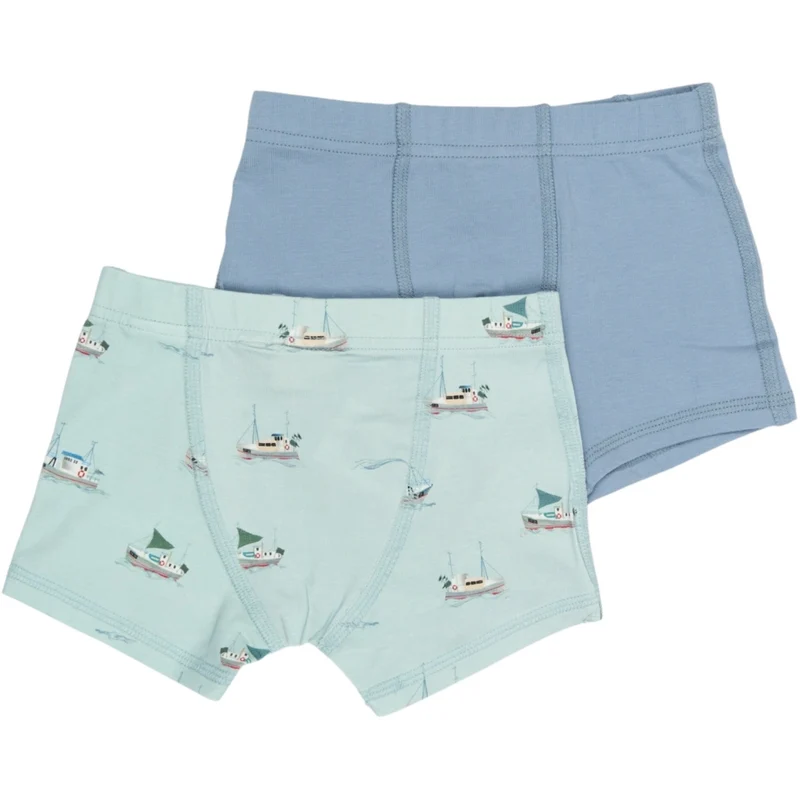 Petit Piao Illusion Blue Boat AOP PPStar Underbukser 2-pack