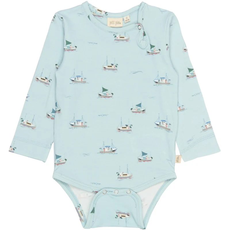 Petit Piao Illusion Blue Boat AOP PPStar L_S Body