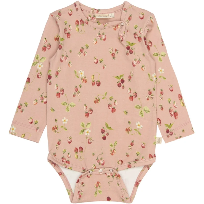 Petit Piao Misty Rose Strawberry AOP PPStar L_S Body