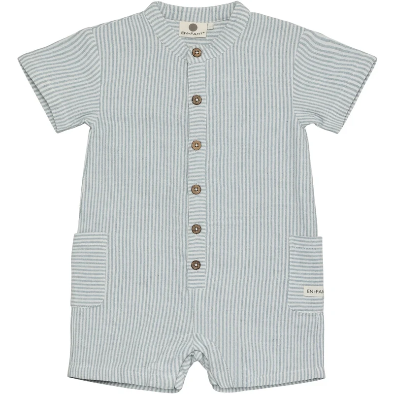 En Fant Citadel Playsuit Muslin Stripe