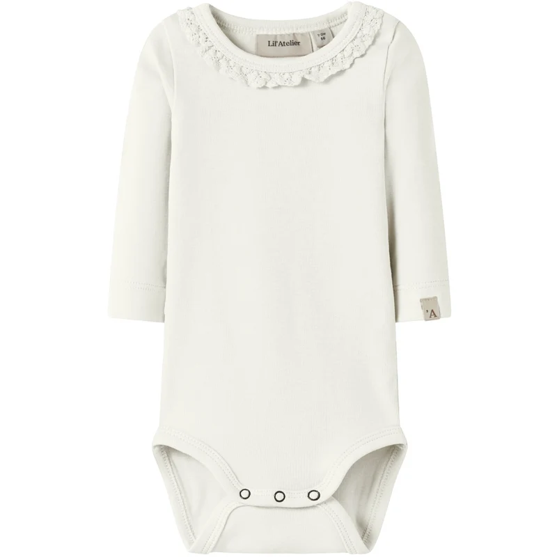 Lil'Atelier Coconut Milk Nbflayo Sup Ls Slim Body Solid Lil