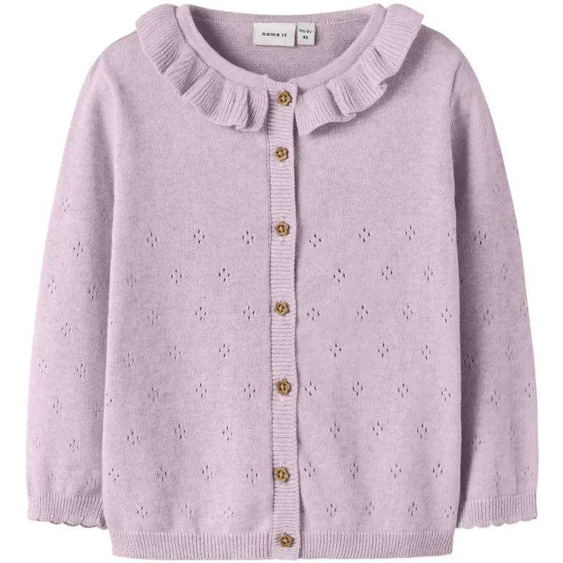 Name It Lavender Fog Nmfdiame Ls Strikk Card