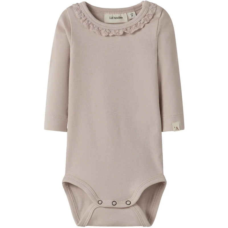 Lil'Atelier Peach Whip Nbflayo Sup Ls Slim Body Solid Lil