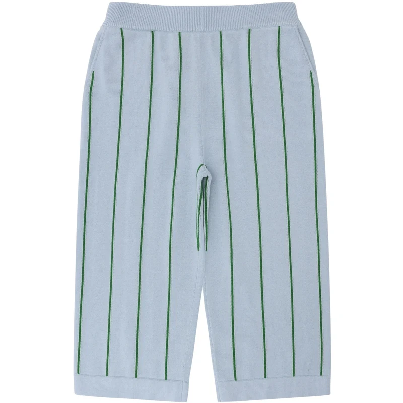 FUB Pale Blue/Pine Striped Bukser
