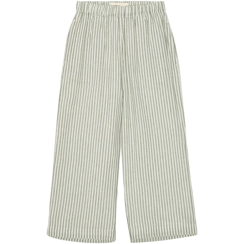 brunobruno nation Agave Green Stripe Francis Stripe Bukser