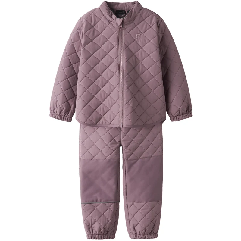Name It Wistful Mauve Nmnchilly Quilt Sett Fo Noos