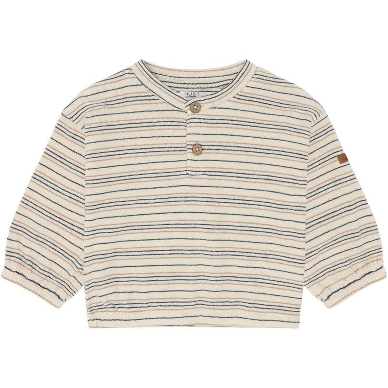 Hust & Claire Snow White Sigurt Fine Striped Strikk