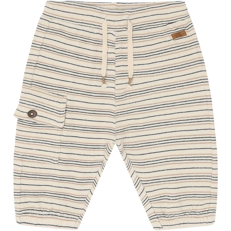 Hust & Claire Snow White Gus Fine Striped Strikk