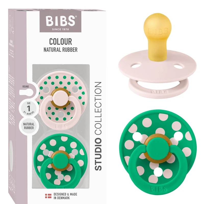 Bibs Petal/Cactus Smokk Studio Colour 2-Pakning Polka Latex