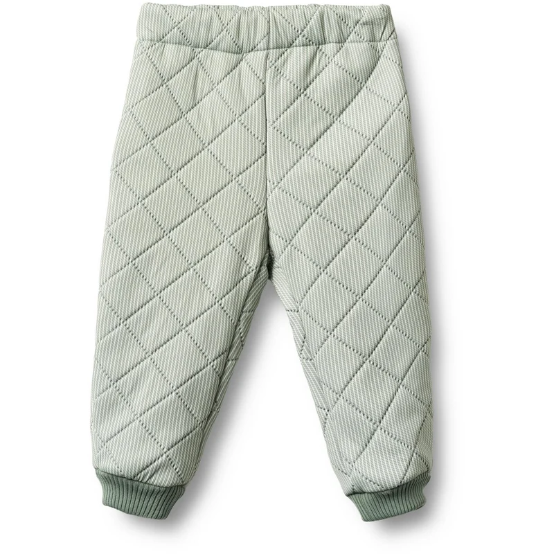 Wheat Green Stripe Thermo Bukser Alex