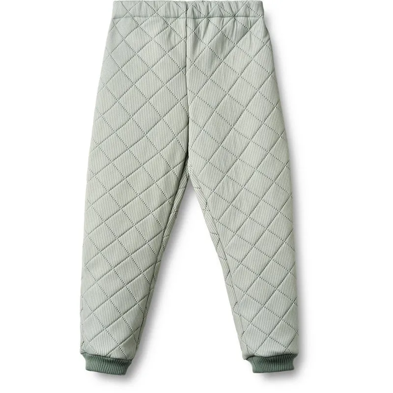 Wheat Green Stripe Thermo Bukser Alex