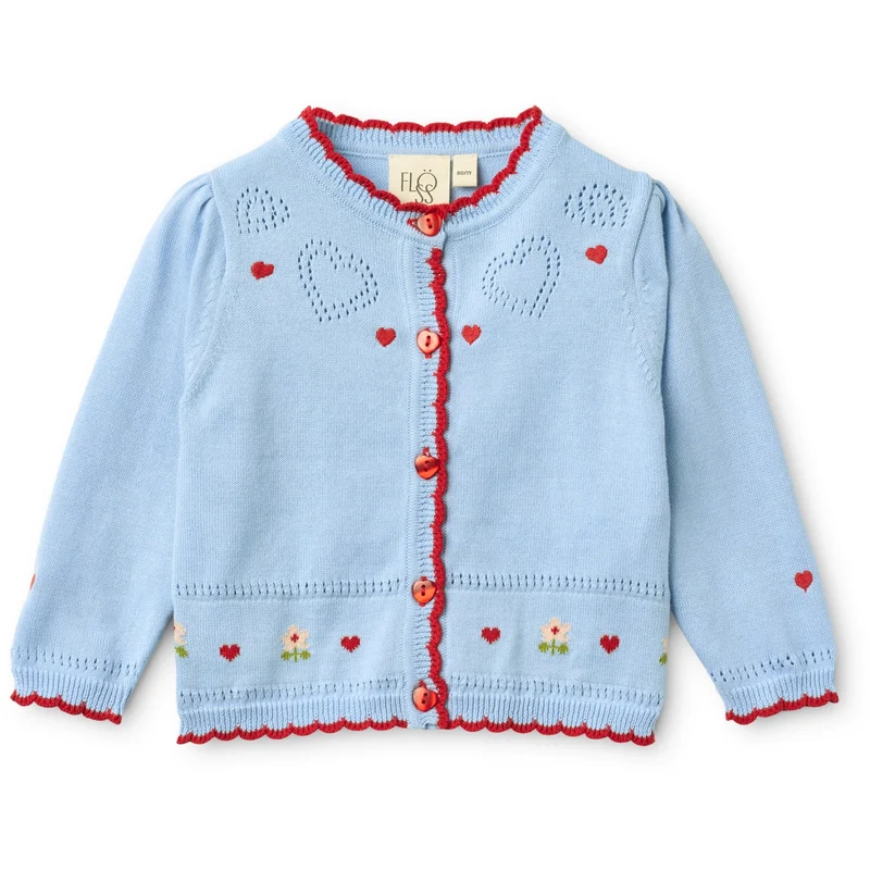 Flöss Blue Sky Blanca Cardigan