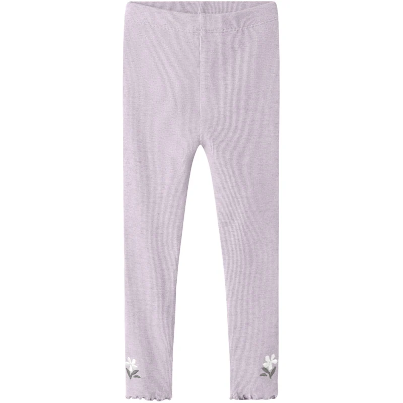 Name It Lavender Fog Nmfdari Leggings