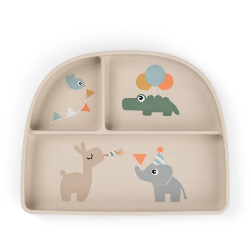 DonebyDeer Celebration Sand Stick&Stay Inddelt Tallerken