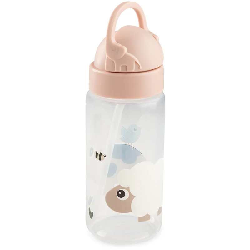 DonebyDeer Tiny Farm Powder Drikkeboks Med Sugerør 350 Ml