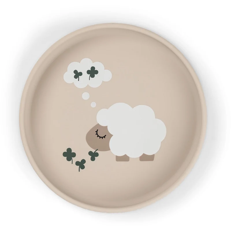 DonebyDeer Tiny Farm Sand Silikon Stick&Stay Tallerken
