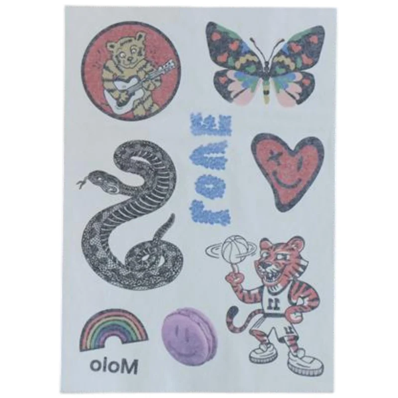 Molo Multi Color Tattoo Sheet S26