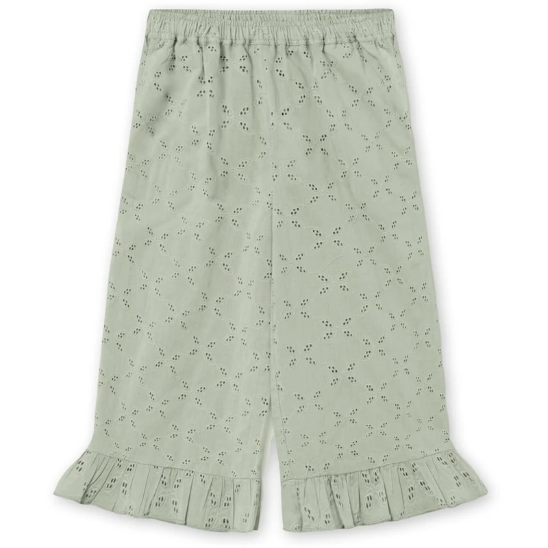 Fliink Aqua Gray Harper Ruffle Bukser