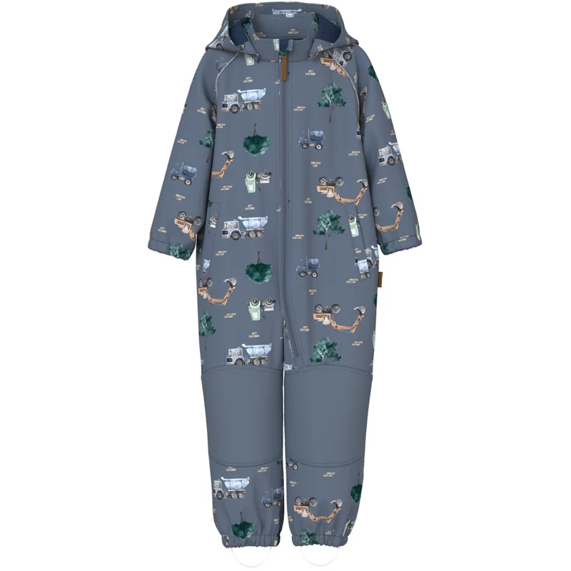 Name It Flint Stone Work Nmmalfa08 Softshell Drakt Aop 1Fo Noos