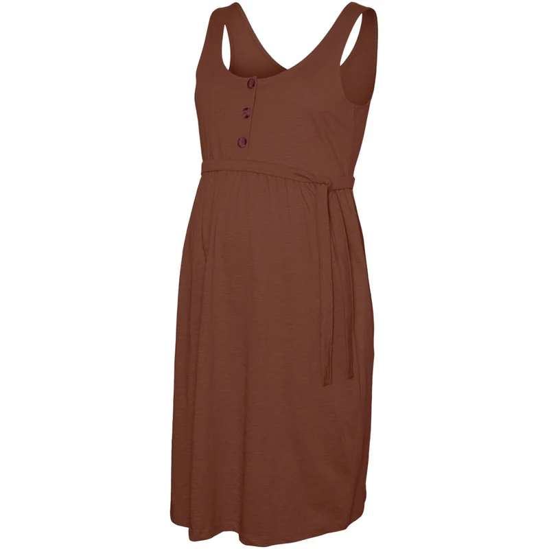 Mama;licious Mahogany Mlivy Lia Sl Jrs Abk Kjole 2F Noos