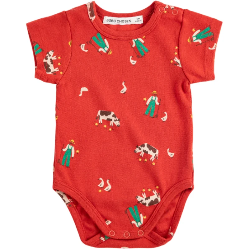 Bobo Choses Red Farm Adventure All Over Body