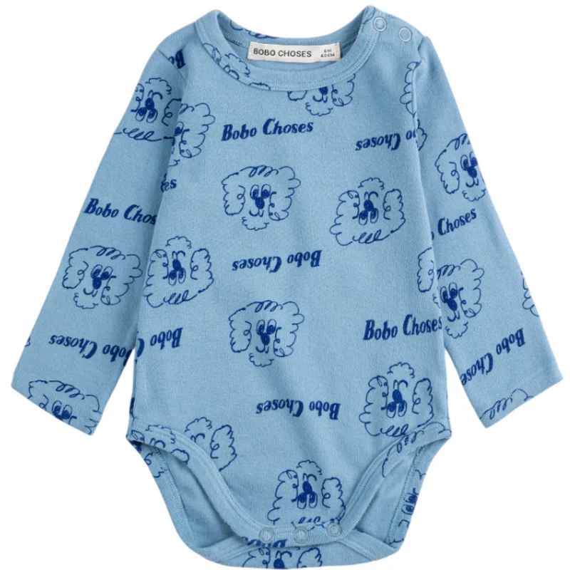 Bobo Choses Light Blue Pickles The Dog All Over Body