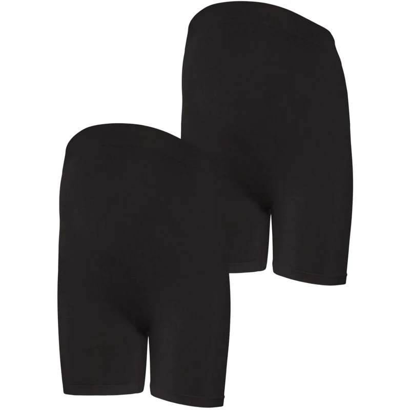 Mama;licious Black Black Mlamiya New Hotpants 2-Pakning Noos